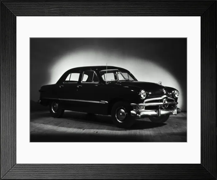 Framed Print : Ford Automobile in Spotlight