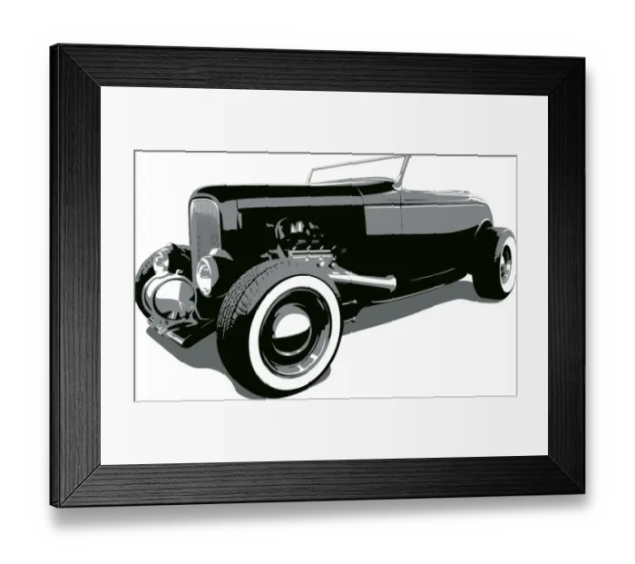 Framed Print : Hot Rod Ford - 1932 Framed Print : Hot Rod Ford - 1932