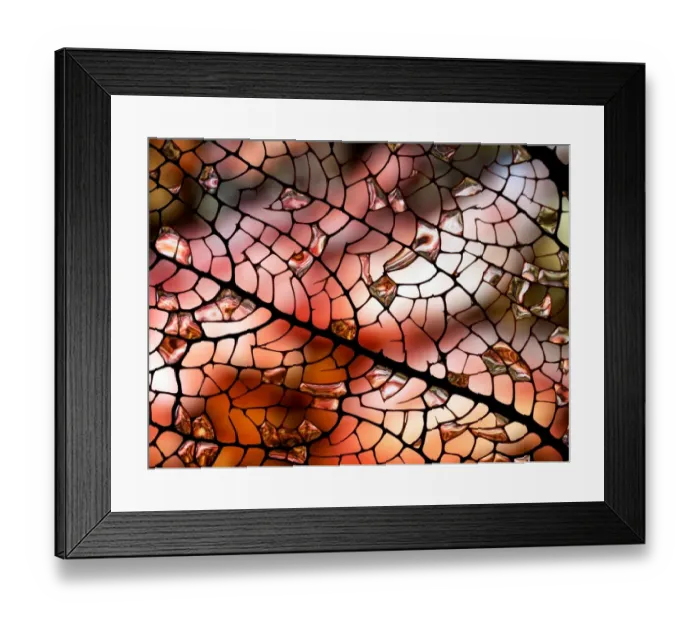Framed Print : Coral abstract Framed Print : Coral abstract