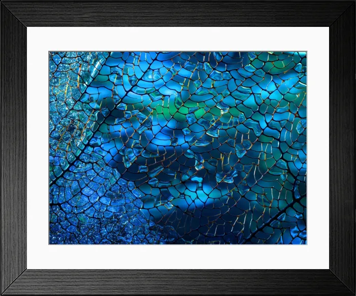 Framed Print : Aqua Coral Framed Print : Aqua Coral