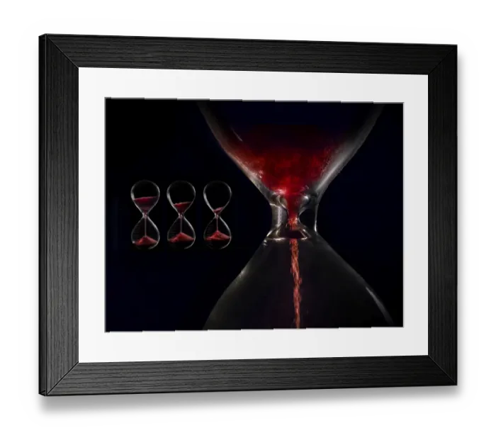 Framed Print : time trickles away Framed Print : time trickles away