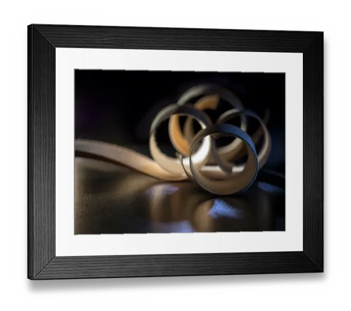 Framed Print : paper swirls Framed Print : paper swirls