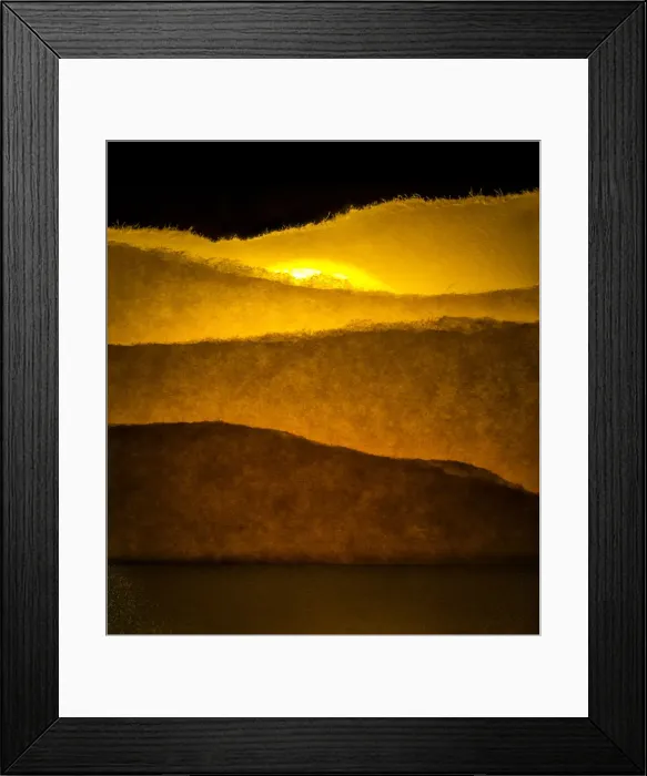 Framed Print : paper sun(rise) Framed Print : paper sun(rise)