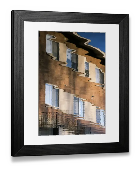Framed Print : building reflection Framed Print : building reflection
