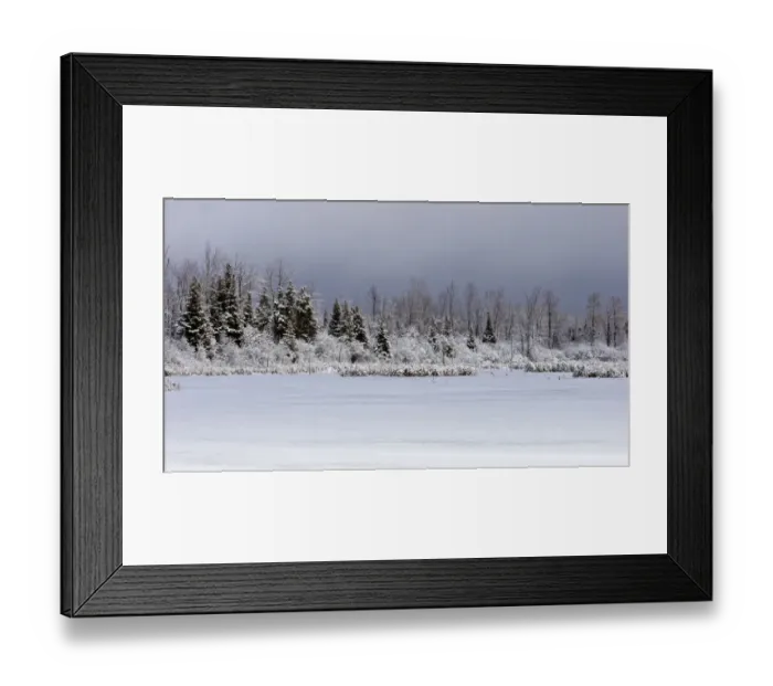Framed Print : Winter landscape Framed Print : Winter landscape