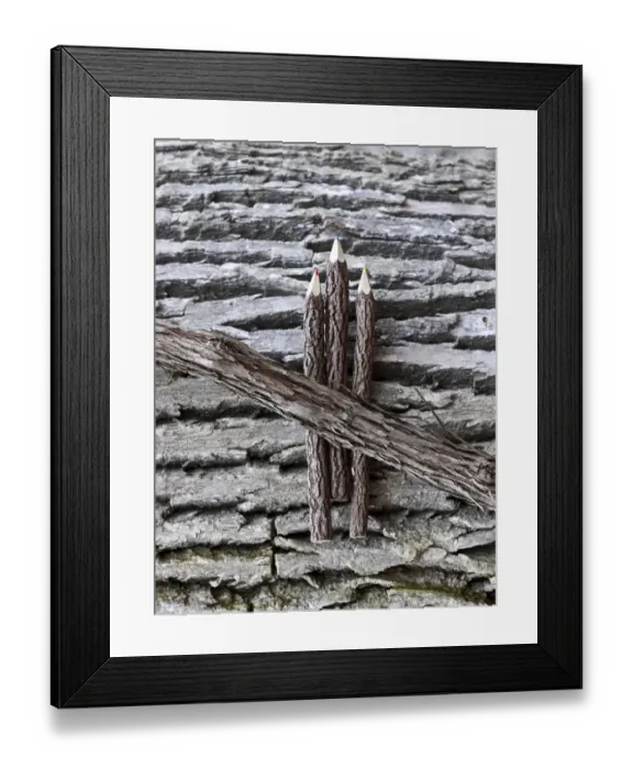 Framed Print : Wooden pencils Framed Print : Wooden pencils