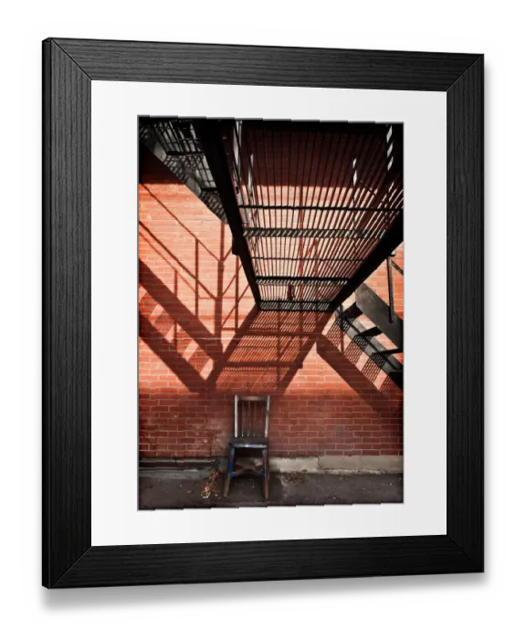 Framed Print : Wooden chair Framed Print : Wooden chair
