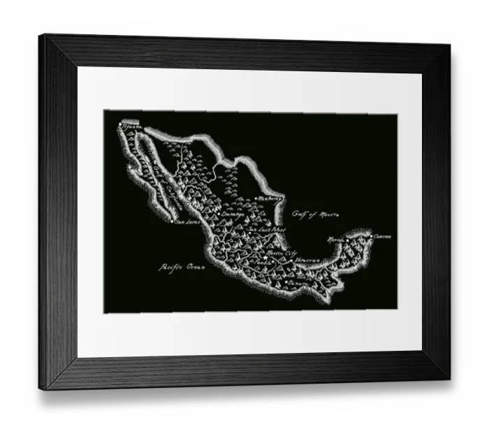 Framed Print : Antique Mexico Framed Print : Antique Mexico