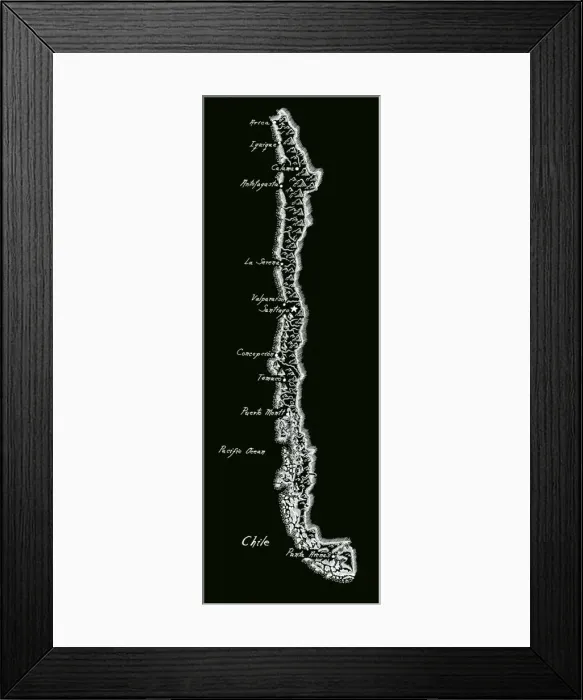 Framed Print : Antique Chile Framed Print : Antique Chile