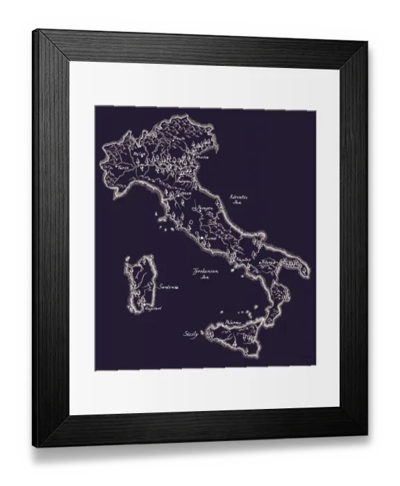 Framed Print : Antique Italy Framed Print : Antique Italy
