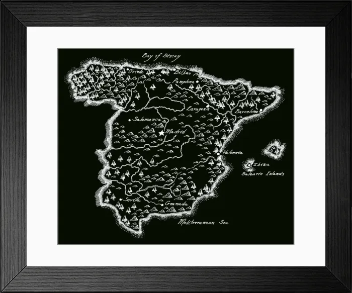 Framed Print : Antique Spain Framed Print : Antique Spain