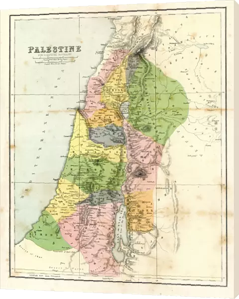 Antique Map - Biblical Palestine