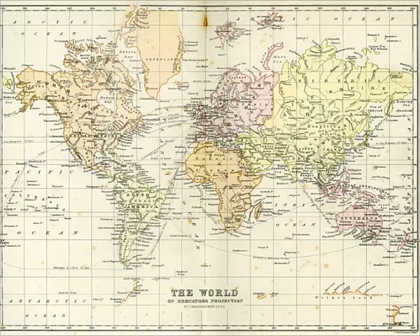 Antique Map of the World