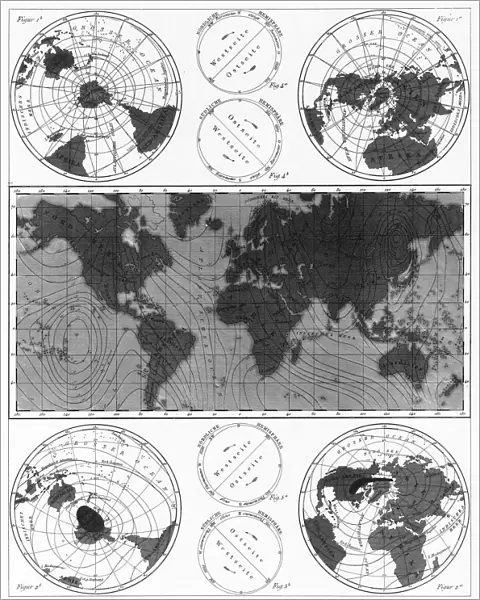 Climate and Weather Charts Engraving