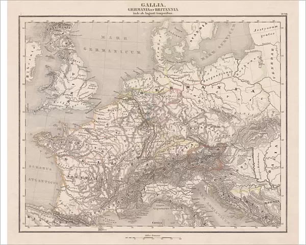 Ancient Europe under Emporer Augstus (63 BC-14 AD), published 1861