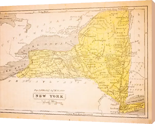 New York 1852 Map