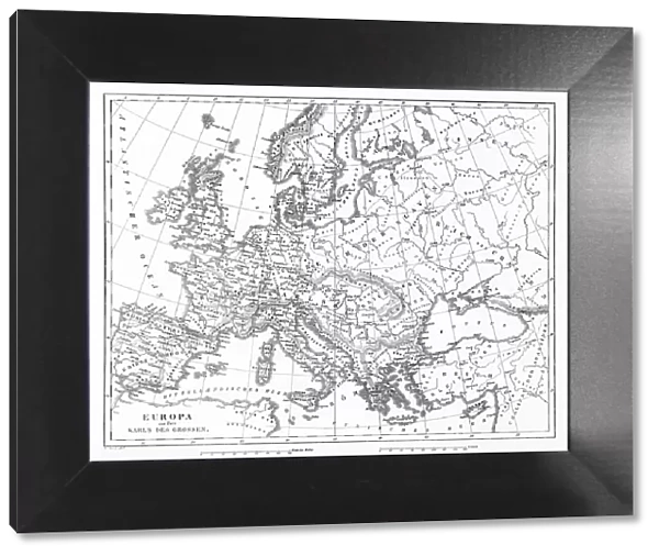 Victorian Map of Europe