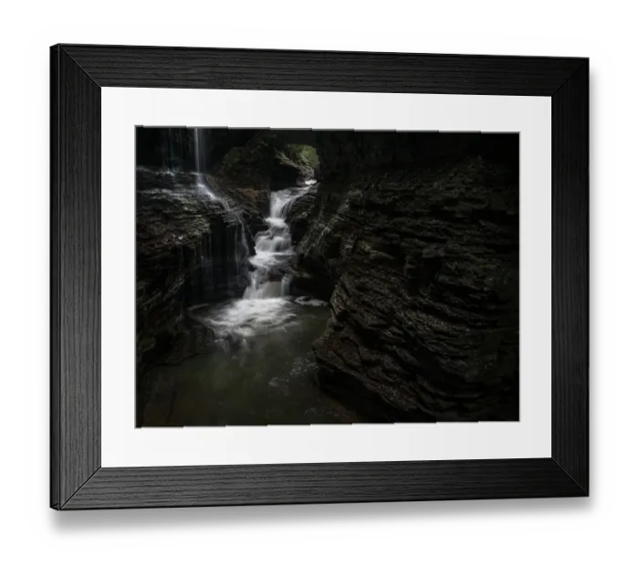 Framed Print : Watkins Glen Waterfall Framed Print : Watkins Glen Waterfall