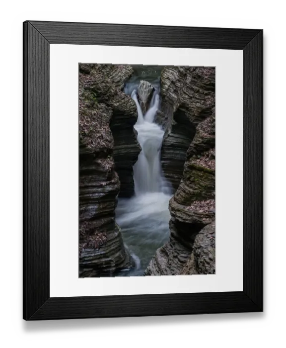 Framed Print : Steep falls Framed Print : Steep falls