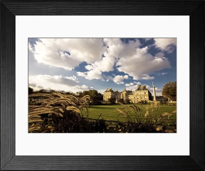 Framed Print : Luxembourg public garden Framed Print : Luxembourg public garden