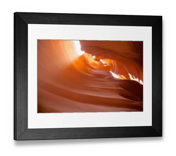 Framed Print : Rock formation in Antelope Canyon Framed Print : Rock formation in Antelope Canyon