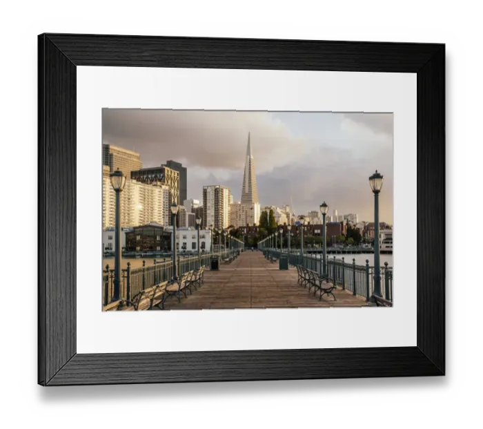 Framed Print : Pier Seven at sunset Framed Print : Pier Seven at sunset