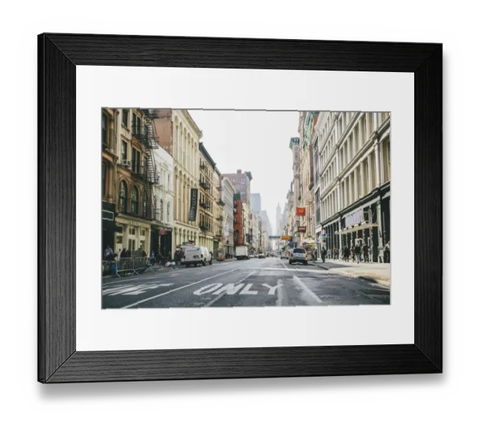 Framed Print : Broadway, Soho, New York City, United States Framed Print : Broadway, Soho, New York City, United States