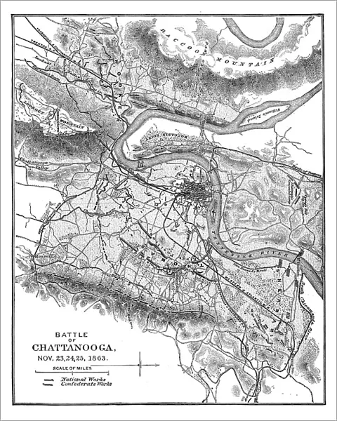 Battle Of Chattanooga Map