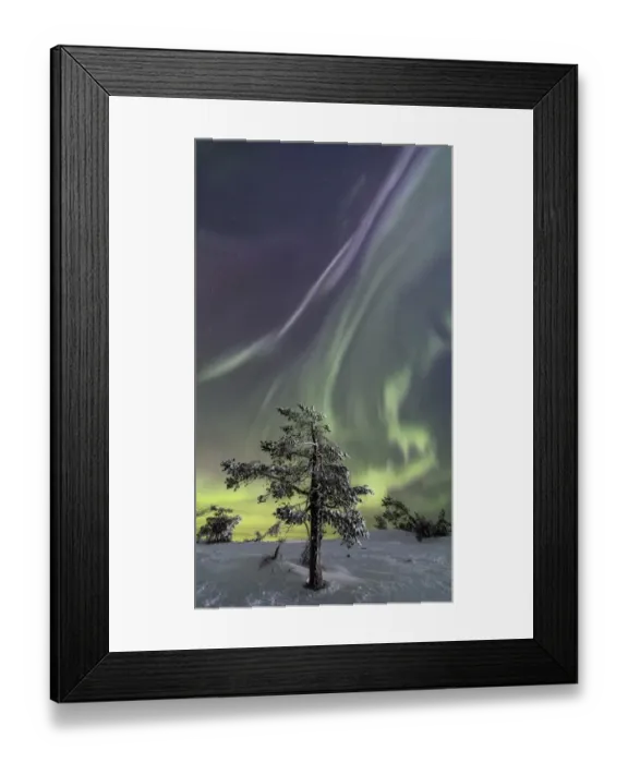 Framed Print : Northern lights Levi Sirkka KittilAÔé¼ Lapland Finland