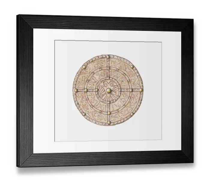 Framed Print : Illustration of Macdonald shield