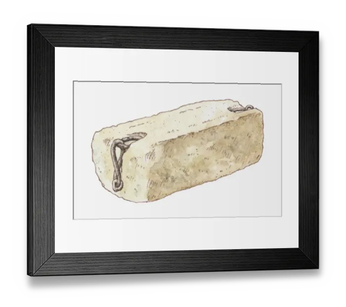 Framed Print : Illustration of Stone of Scone, also known as Stone of Destiny Framed Print : Illustration of Stone of Scone, also known as Stone of Destiny