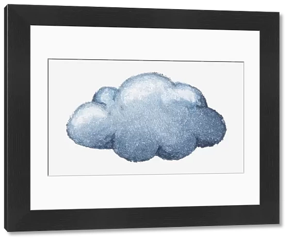 Illustration of a grey cloud