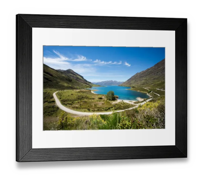 Framed Print : New Zealand in summer season