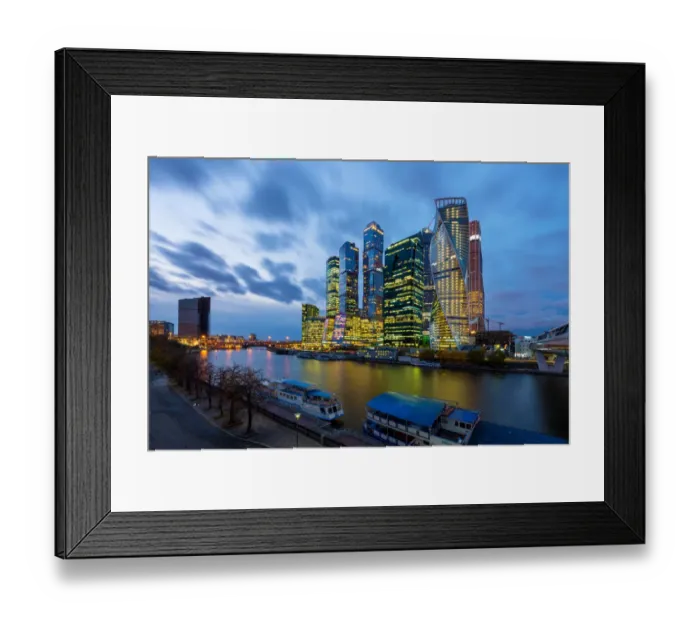 Framed Print : Moscow Business District Framed Print : Moscow Business District