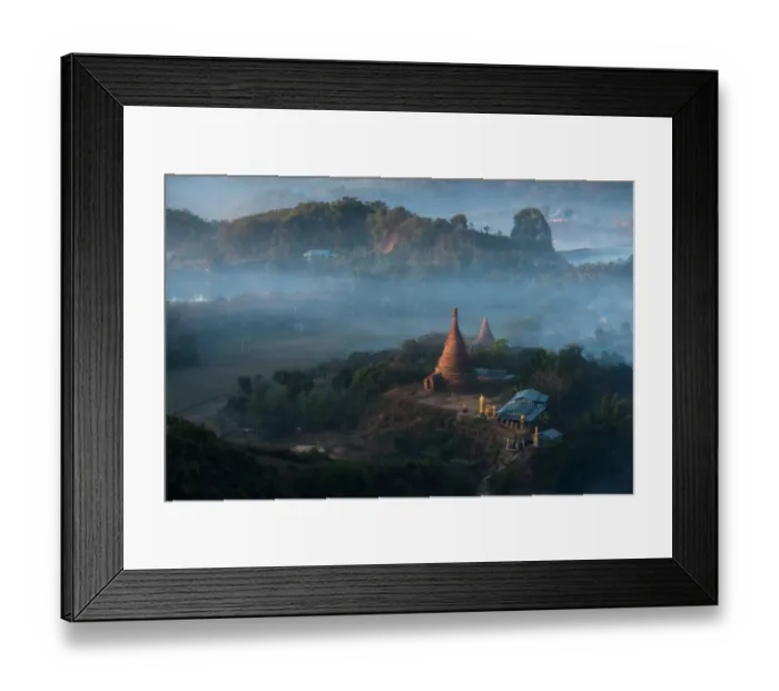Framed Print : Mrauk U, Rakhine State Framed Print : Mrauk U, Rakhine State