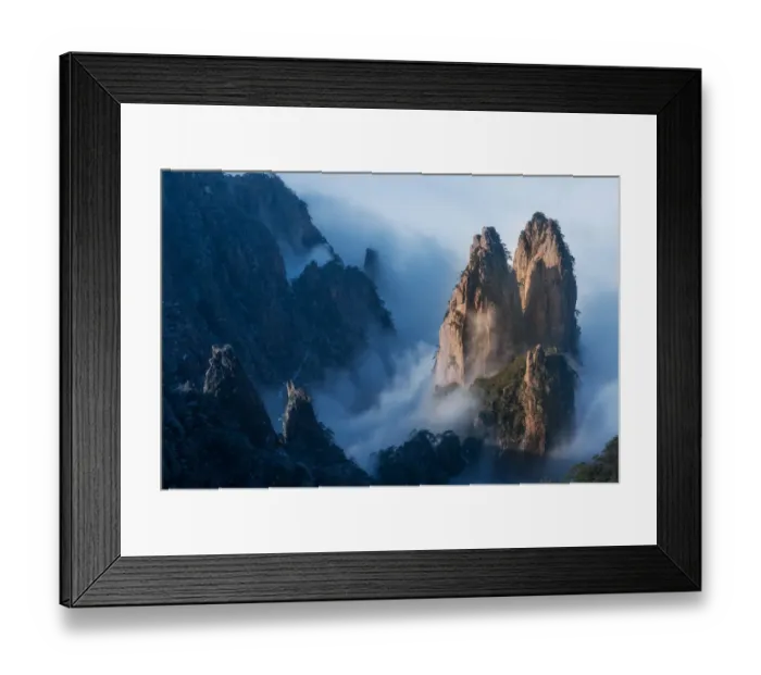 Framed Print : Huangshan, Anhui, China Framed Print : Huangshan, Anhui, China