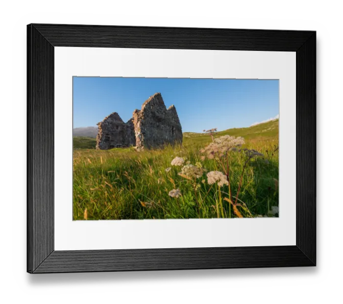 Framed Print : The ruins of Calda house in Scotland Framed Print : The ruins of Calda house in Scotland