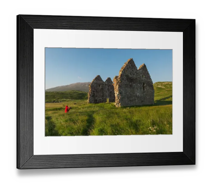 Framed Print : The ruins of Calda house in Scotland