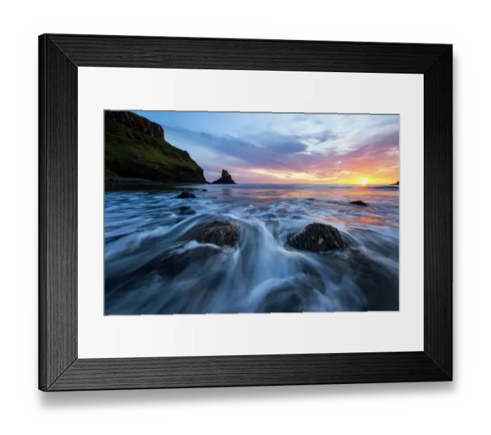 Framed Print : Talisker Beach in the sunset time, Isle of Skye Framed Print : Talisker Beach in the sunset time, Isle of Skye