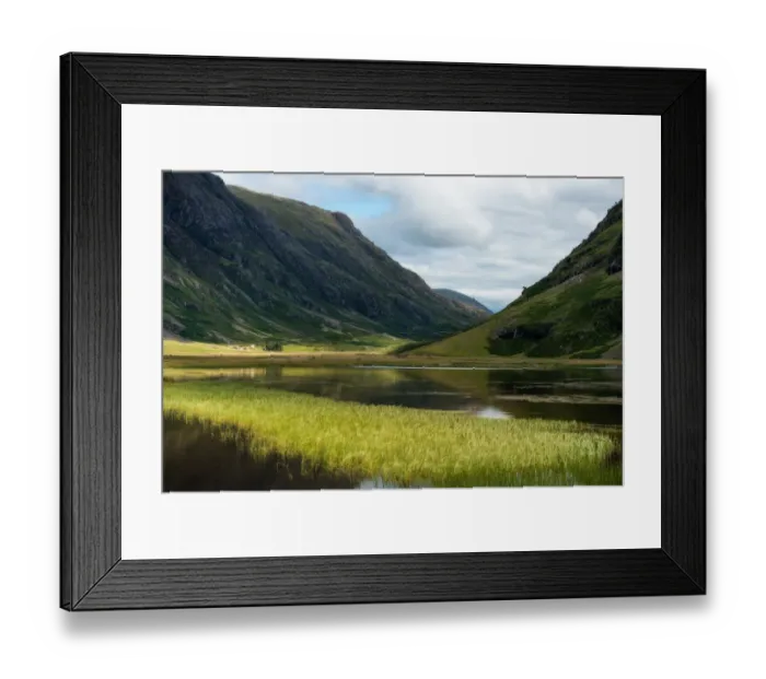 Framed Print : Loch Achtriochtan, Glencoe, Highland Framed Print : Loch Achtriochtan, Glencoe, Highland