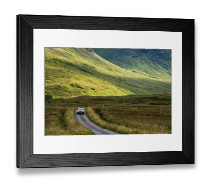 Framed Print : The small road in Glencoe, Highland Framed Print : The small road in Glencoe, Highland