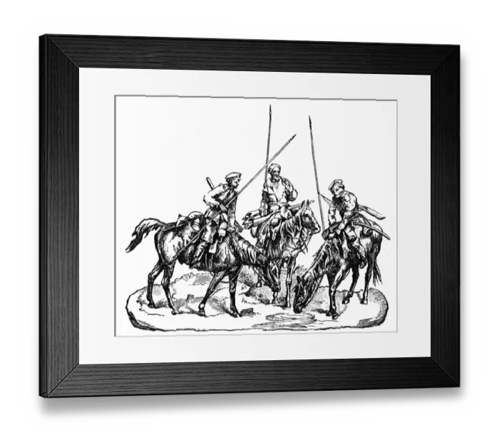Framed Print : Cossacks of the Don Framed Print : Cossacks of the Don