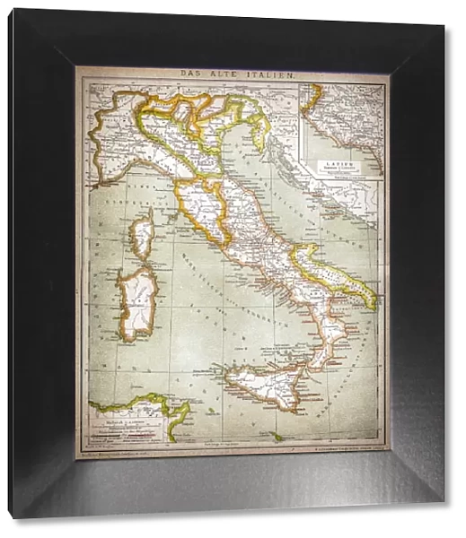 Map of old Italy