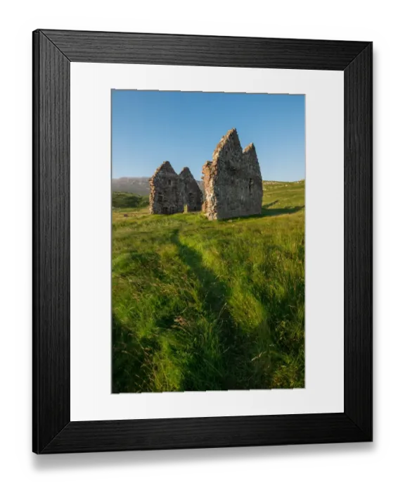 Framed Print : The ruins of Calda house in Scotland Framed Print : The ruins of Calda house in Scotland