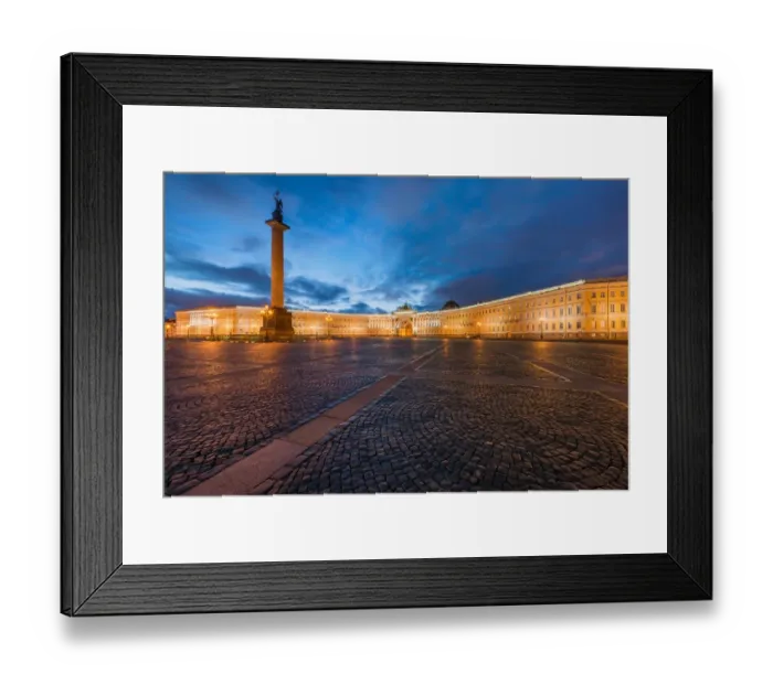 Framed Print : Alexander Column and the main headquarters in palace square Framed Print : Alexander Column and the main headquarters in palace square