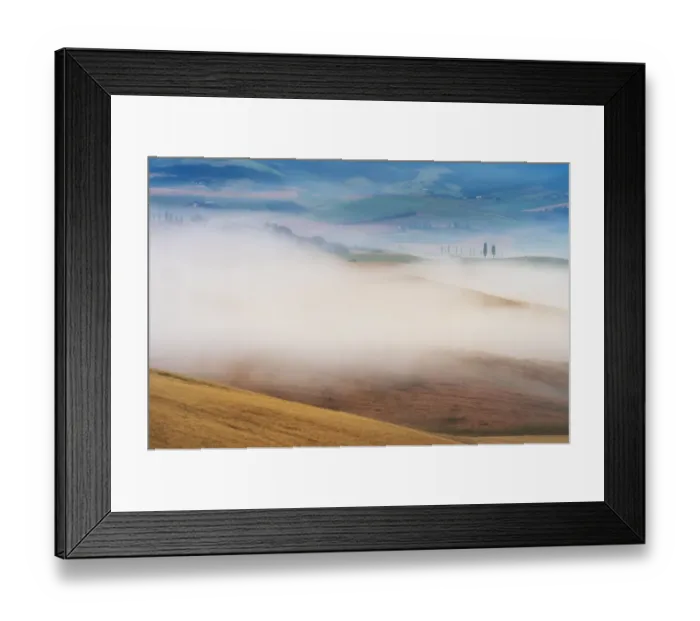 Framed Print : Tuscany Field in Summer Season