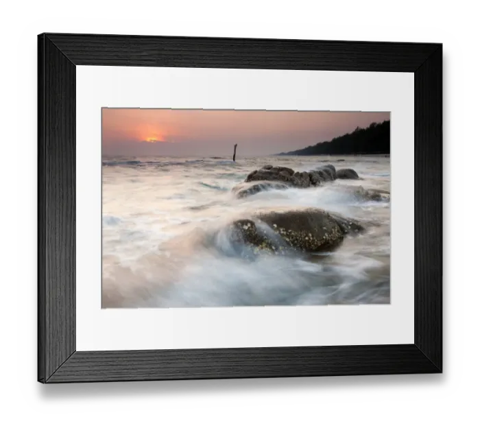 Framed Print : Lan Hin Khao seascape, Rayong, Thailand Framed Print : Lan Hin Khao seascape, Rayong, Thailand