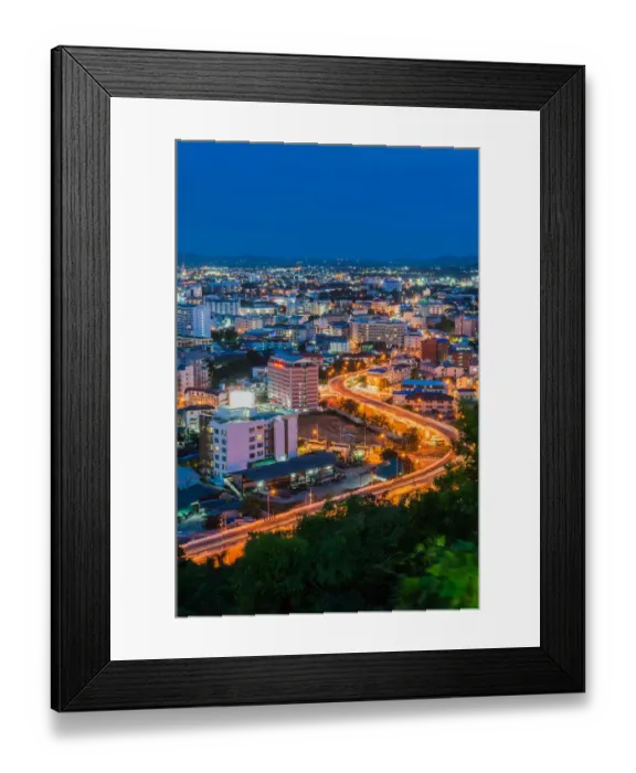 Framed Print : Pattaya City, Thailand Framed Print : Pattaya City, Thailand
