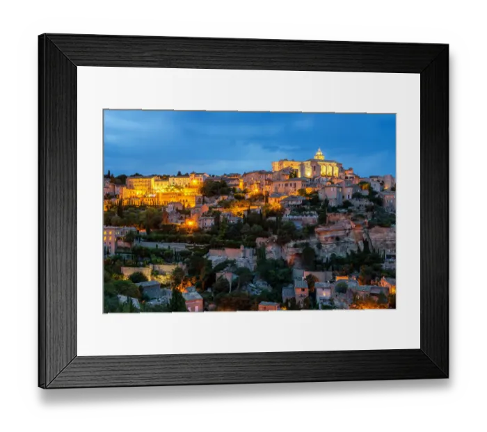 Framed Print : Gordes City, France
