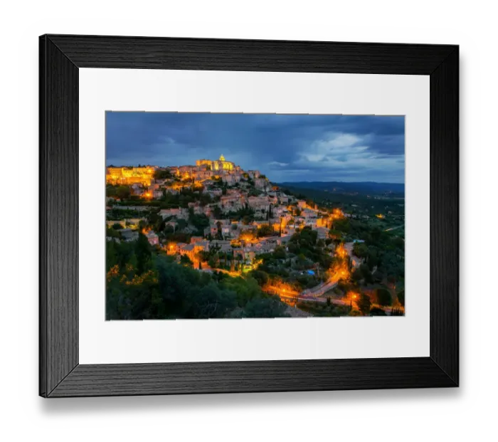 Framed Print : Gordes City, France